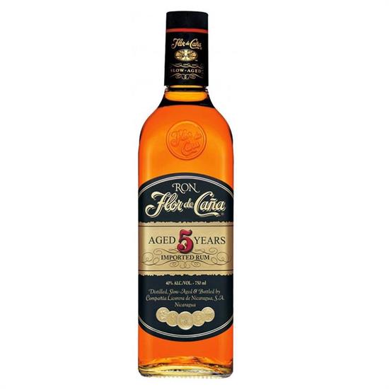 RUM FLOR DE CANA B.LABEL 5Y CL.70