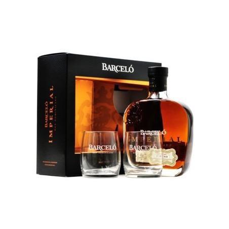 RUM BARCELO IMPERIAL+2 BICCH. CL.70