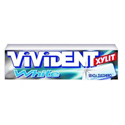 VIVIDENT XYLIT WHITE FRESH PEPP.10X40