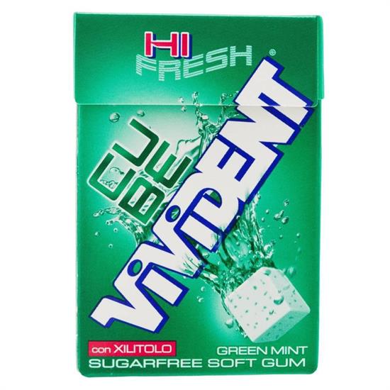 VIVIDENT CUBE ICE GREEN MINTX20