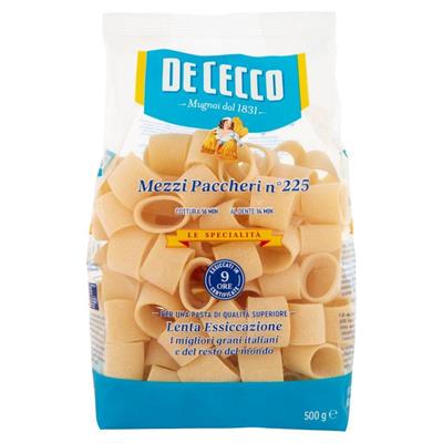 MEZZI PACCHERI N.225 GR.500X12 DE CECCO