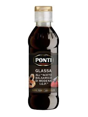 GLASSA ACETO BALSAMICO GR.250X6 PONTI