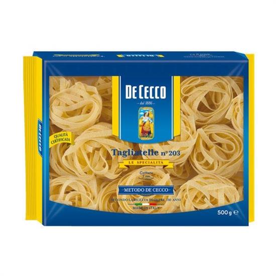 TAGLIATELLE NIDI SEMOLA N.203 GR.500X8 DE CECCO