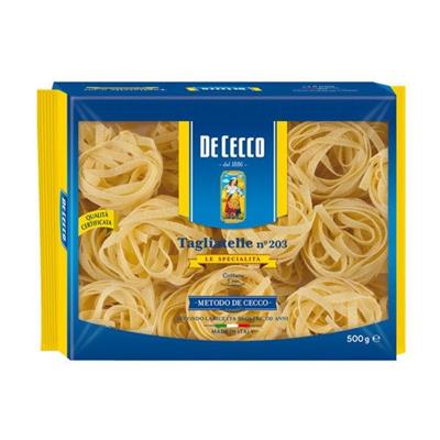 TAGLIATELLE NIDI SEMOLA N.203 GR.500X8 DE CECCO