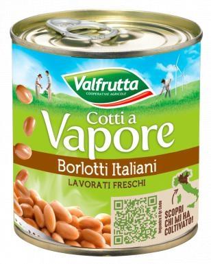 FAGIOLI BORLOTTI KG.1X6 VALFRUTTA C/VAP