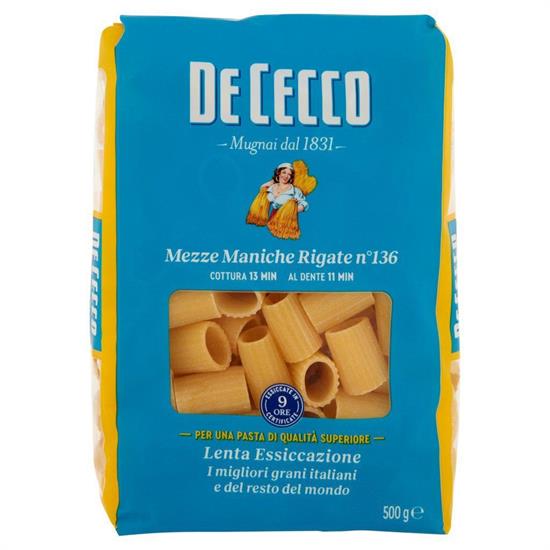 MEZZE MANICHE RIGATE N.136 GR.500X24 N.136 DE CECCO