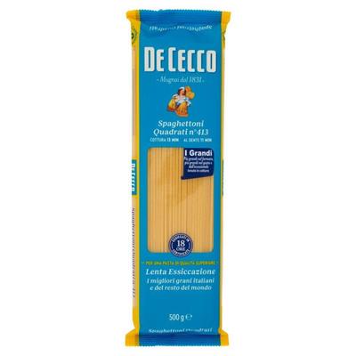 SPAGHETTONI QUADRATI N.413 GR.500X24 DE CECCO