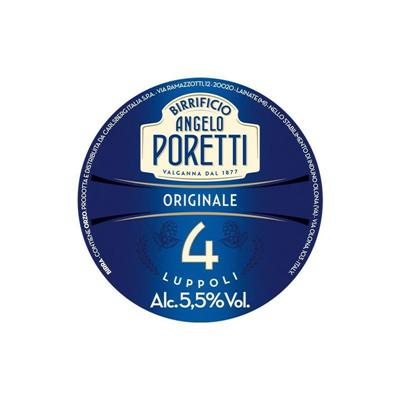 BIRRA PORETTI 4 LUPPOLI FLEX LT.20 FUSTO PET