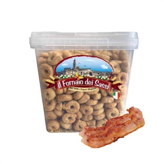 SNACK TARALLI BACON KG.2 SECC FORNAIO SASSI