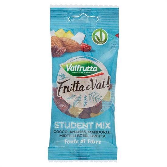 FRUTTA SECCA STUDENT MIX BS.12X25 GR VALFRUTTA