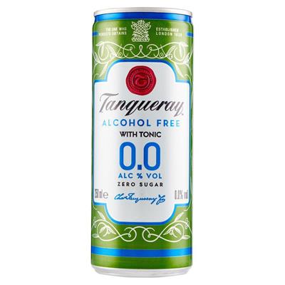 TANQUERAY ALCOOL FREE LONDON DRY LATTINA CL.25X12