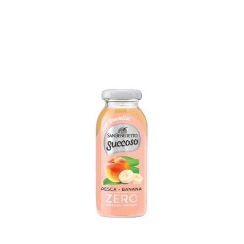 SAN BENEDETTO SUCCOSO ZERO PESCA-BANANA CL.20X12 VAP