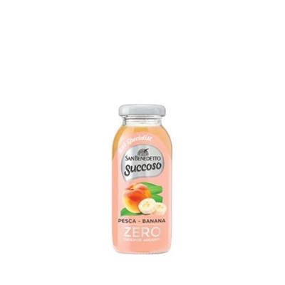 SAN BENEDETTO SUCCOSO ZERO PESCA-BANANA CL.20X12 VAP