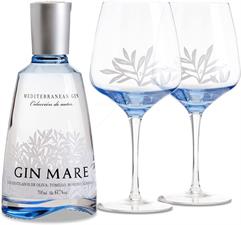 GIN MARE PACK CL.70 + 2 BICCHIERI